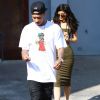 Tyga et Kylie Jenner quittent le magasin de vêtements Maxfield à West Hollywood, Los Angeles, le 1er juin 2015.