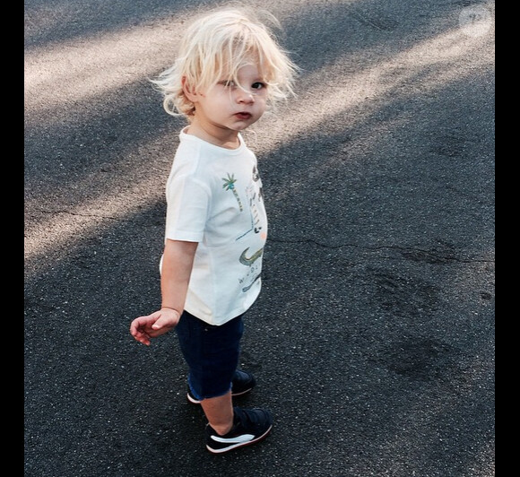 Jessica Simpson a ajouté une photo de son fils Ace sur Instagram, le 16 avril 2015
