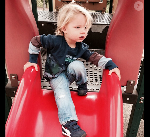 Jessica Simpson a ajouté une photo de son fils Ace sur Instagram, le 8 avril 2015