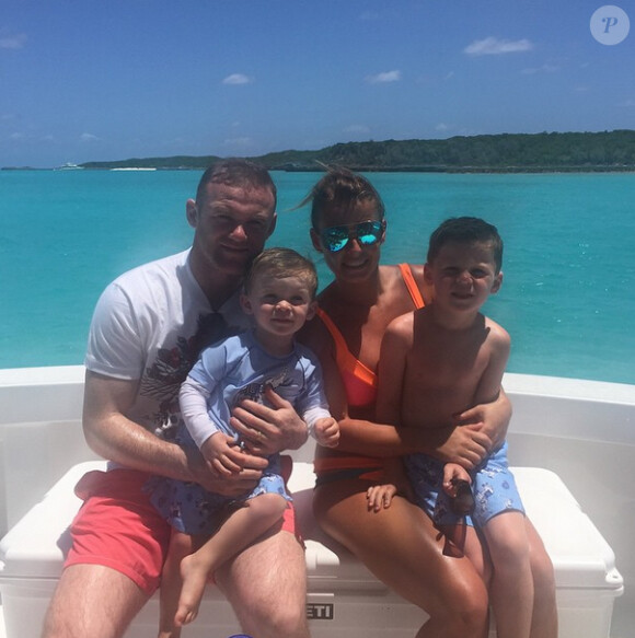 Wayne Rooney en famille aux Bahamas - juin 2015