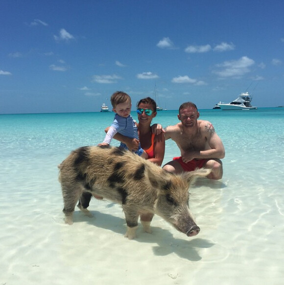 Wayne Rooney en vacances en famille aux Bahamas - juin 2015