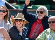Julie Gayet : Un magnifique sourire dans les tribunes de Roland-Garros