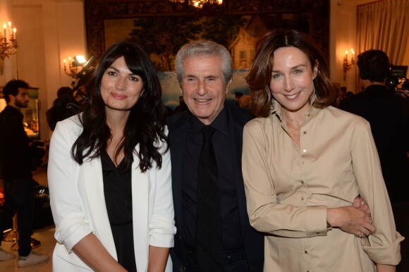Claude Lelouch et sa compagne Valérie Perrin, Elsa Zylberstein - Gala de charité annuel de la Fondation Maud Fontenoy à l'hôtel Bristol à Paris, le 4 juin 2015.