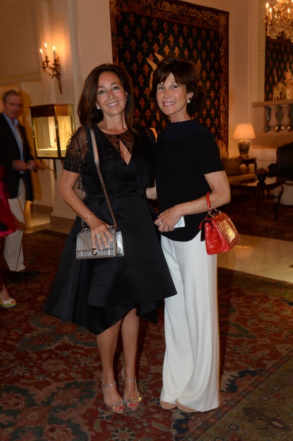 Katia Toledano et Sylvie Rousseau - Gala de charité annuel de la Fondation Maud Fontenoy à l'hôtel Bristol à Paris, le 4 juin 2015.