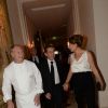 Maud Fontenoy et Nicolas Sarkozy - Gala de charité annuel de la Fondation Maud Fontenoy à l'hôtel Bristol à Paris, le 4 juin 2015.