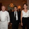 Le chef Eric Fréchon, Maud Fontenoy et Nicolas Sarkozy - Gala de charité annuel de la Fondation Maud Fontenoy à l'hôtel Bristol à Paris, le 4 juin 2015.