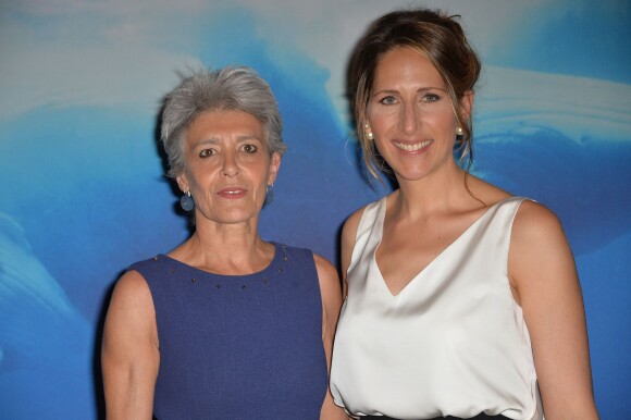 Claudie Haigneré et Maud Fontenoy - Gala de charité annuel de la Fondation Maud Fontenoy à l'hôtel Bristol à Paris, le 4 juin 2015.
