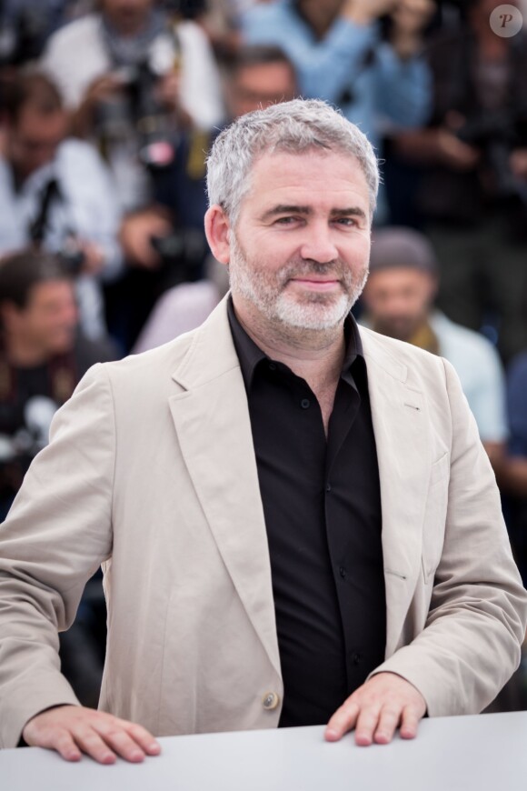 Stéphane Brizé - Photocall du film "La Loi du marché" lors du 68e Festival international du film de Cannes le 18 mai 2015