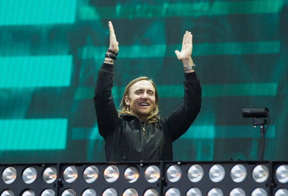 David Guetta lors du BBC Radio One Big Weekend à l'Earlham Park de Norwich en Angleterre, le 23 mai 2015