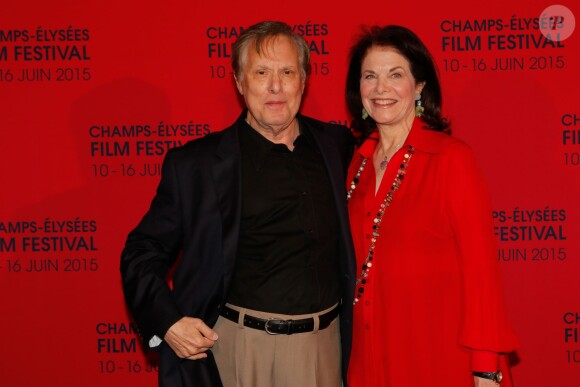 William Friedkin (réalisateur du film l'Exorciste) et sa femme Sherry Lansing - Projection du film "Sorcerer (Le convoi de la peur)" lors du 4e Champs-Elysées FIlm Festival à Paris le 10 juin 2015.