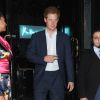 Le prince Harry à la sortie du Geisha, nouveau club de Guy Pelly, dans la nuit du 11 au 12 juin 2015 dans le quartier de Fulham à Londres. 
