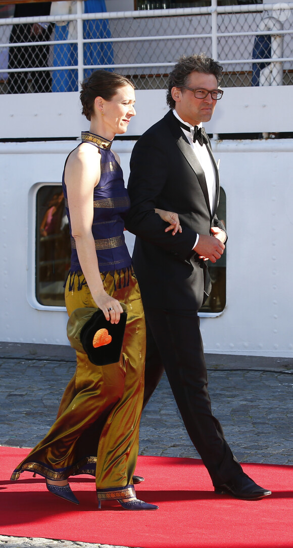 Bettina Bernadotte et Philipp Haug - Arrivées au dîner à bord du S/S Stockholm la veille du mariage du prince Carl Philip de Suède et de Sofia Hellqvist à Stockholm le 12 juin 2015  Bettina Bernadotte, Philipp Haug Arrivals for the pre-wedding dinner - Royal wedding of Prince Carl Philip and Sofia Hellqvist in Stockholm, Sweden 2015-06-1212/06/2015 - Stockholm