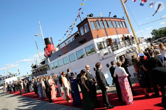 S/S Stockholm - Arrivées au dîner à bord du S/S Stockholm la veille du mariage du prince Carl Philip de Suède et de Sofia Hellqvist à Stockholm le 12 juin 2015  Arrivals for the pre-wedding dinner - Royal wedding of Prince Carl Philip and Sofia Hellqvist in Stockholm, Sweden 2015-06-1212/06/2015 - Stockholm