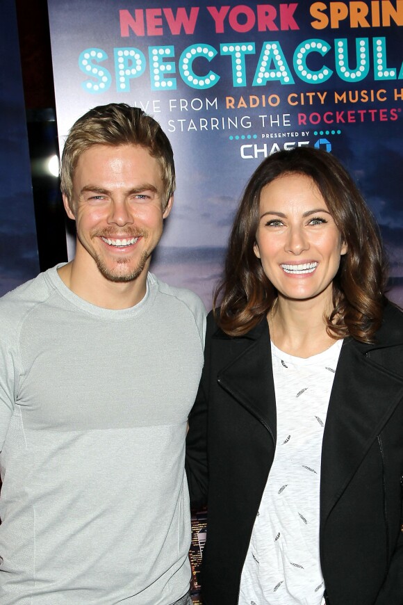 Laura Benanti, Derek Hough au Radio City Music Hall de New York le 12 mars 2015