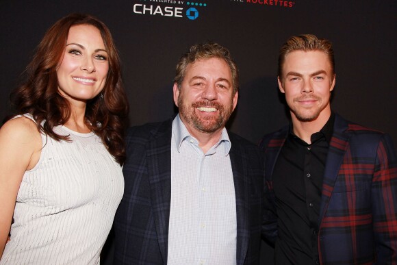 Laura Benanti, James Dolan et Derek Hough  - Opening Night of the 2015 New York Spring Spectacular. Le 26 mars 2015