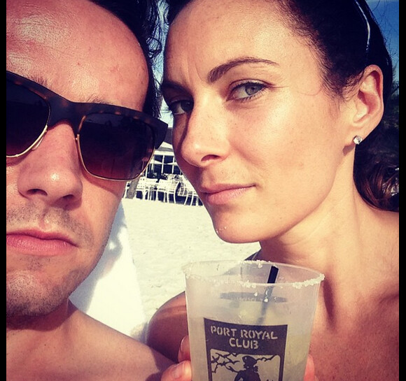 Laura Benanti et son fiancé Patrick Brown, sur Instagram - janvier 2015 