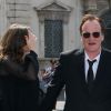 Quentin Tarantino et sa chérie Courtney Hoffman le 12 juin 2015 à Rome.