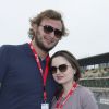 Exclusif - Amaury Leveaux et sa compagne Elizaveta (enceinte) lors de la 83e édition des 24 Heures du Mans, le 13 juin 2015. 