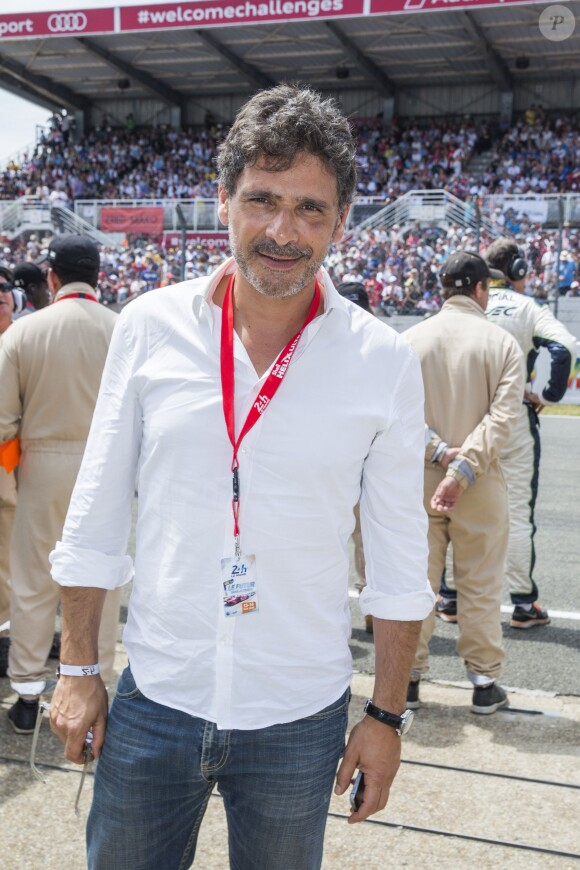 Pascal Elbé lors de la 83e édition des 24 Heures du Mans, le 13 juin 2015. 