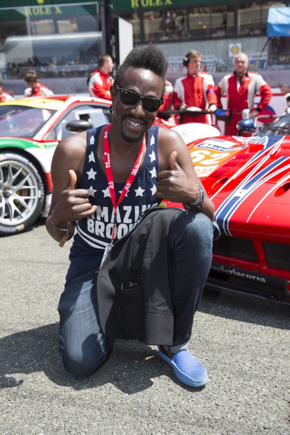 Marco Prince lors de la 83e édition des 24 Heures du Mans, le 13 juin 2015. 