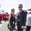 Caterina Murino et David Jones lors de la 83e édition des 24 Heures du Mans, le 13 juin 2015. 