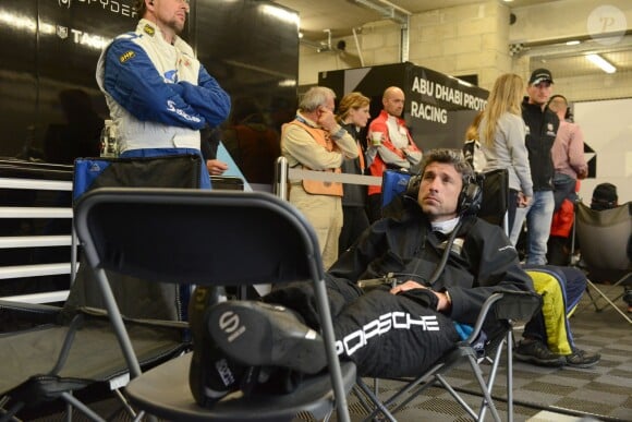 Patrick Dempsey lors de la 83e édition des 24 Heures du Mans, le 14 juin 2015. 