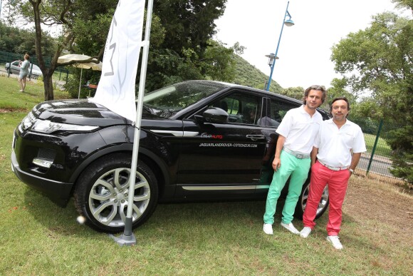 Jordan et Harold Bakalian lors de la Mapauto Golf Cup au Old Course de Mandelieu-la-Napoule, le 12 juin 2015