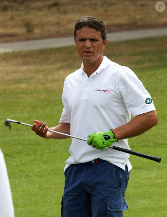 Laurent Robert lors de la Mapauto Golf Cup au Old Course de Mandelieu-la-Napoule, le 12 juin 2015