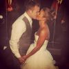 Coleen et Wayne Rooney, le jour de leur mariage le 12 juin 2008 - Photo publiée sur le compte Twitter de madame le 12 juin 2015