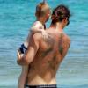 EXCLUSIF : Zlatan Ibrahimovic avec son fils Vincent à Formentera le 15 juillet 2012