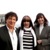 Exclusif - Alex Perdigon et sa femme Brigitte Delouis et Denise Fabre, lors de la soirée des Niçois à l'Espace Montmartre à Paris, le 9 juin 2015.