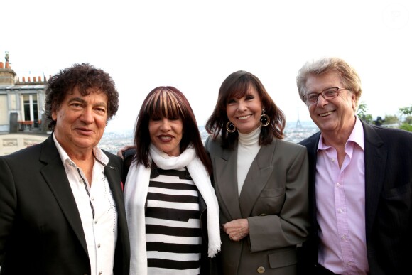 Exclusif - Alex Perdigon et sa femme Brigitte Delouis et Denise Fabre, lors de la soirée des Niçois à l'Espace Montmartre à Paris, le 9 juin 2015.
