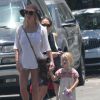 Exclusif - Jessica Simpson et sa fille Maxwell - La famille Simpson réunie pour une fête d'anniversaire à Hollywood, le 20 juin 2015.