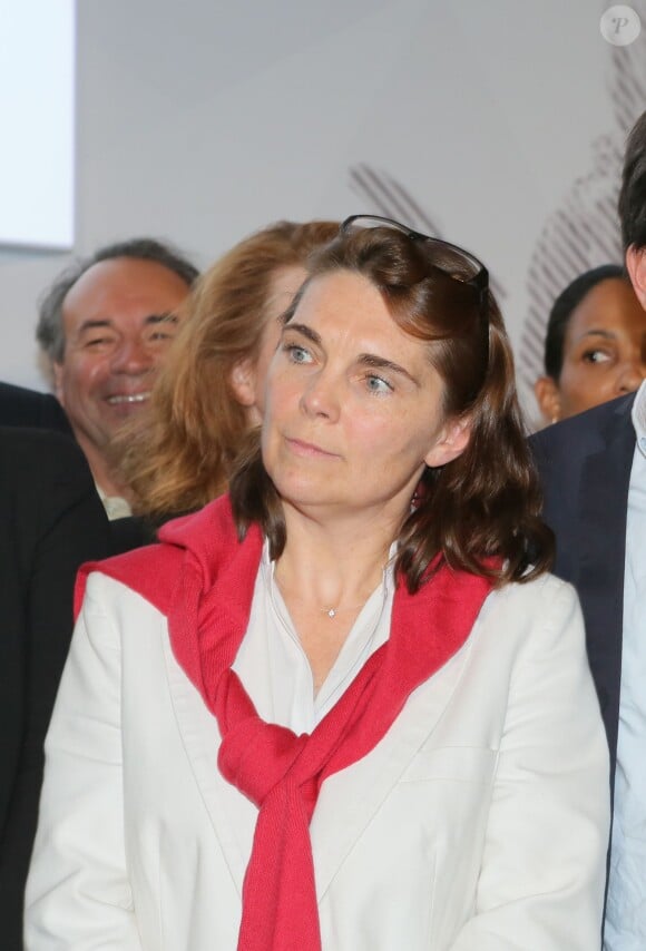 Marie-Claire Restoux lors de la cérémonie de coup d'envoi de la candidature de la France pour accueillir les Jeux olympiques de 2024 à la Maison du Sport Français à Paris le 23 juin 2015