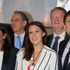 Marion Bartoli lors de la cérémonie de coup d'envoi de la candidature de la France pour accueillir les Jeux olympiques de 2024 à la Maison du Sport Français à Paris le 23 juin 2015