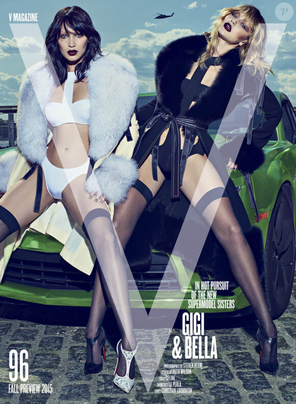 Bella et Gigi Hadid photographiées par Steven Klein pour le n° V96 du magazine V.