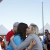 Exclusif - Le prince Albert II de Monaco et la princesse Charlène remettent les prix lors du tournoi Beach Volley Challenge organisé par les carabiniers de Monaco au profit de la Fondation Princesse Charlène de Monaco le 20 juin 2015