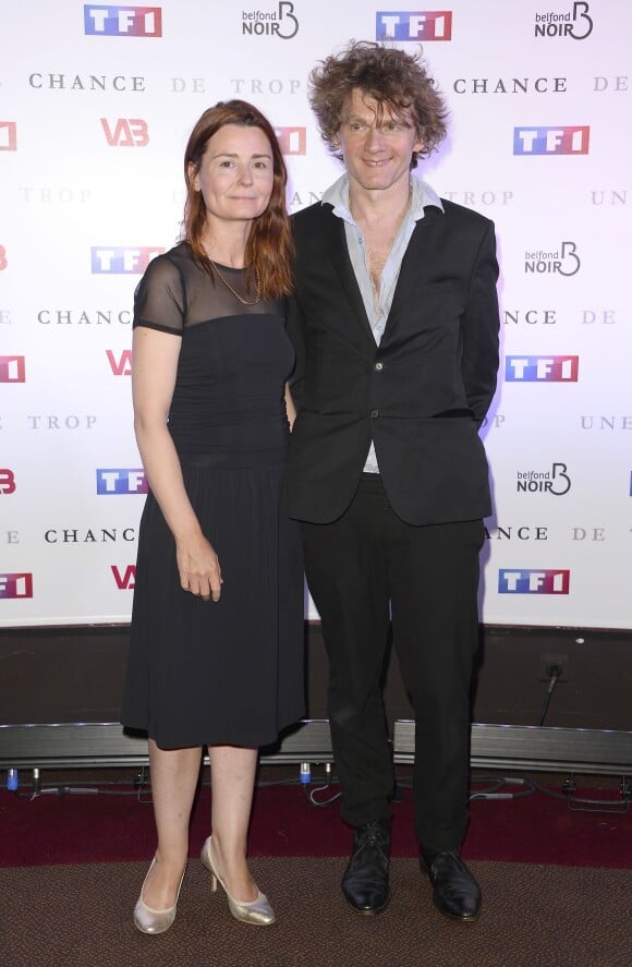Christelle Reboul et Nicolas Vaude - Avant-première de la série "Une chance de trop" au cinéma Gaumont Marignan à Paris, le 24 juin 2015. 