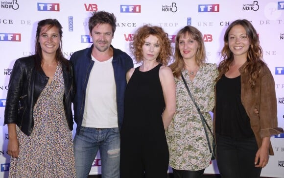 Julie de Bona, Renaud Leymans, Mathilde Lebrequier, Dounia Coesens - Avant-première de la série "Une chance de trop" au cinéma Gaumont Marignan à Paris, le 24 juin 2015. 