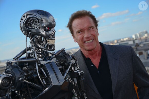 Arnold Schwarzenegger - Photocall du film "Terminator Genisys" à Paris le 19 juin 2015 