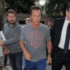 Arnold Schwarzenegger en tenue de sport à Londres le 18 juin 2015. 