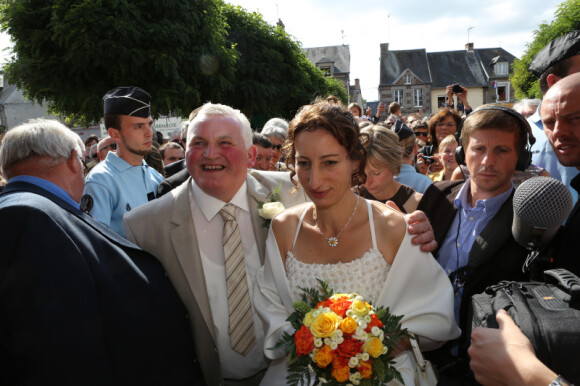 Thierry Olive et Annie se mariaient, à Gavray, en septembre 2012