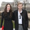 Chelsea Tyler et Jon Foster au défilé Christian Dior à Paris, le 1er mars 2013. 
