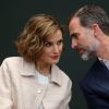 Le roi Felipe VI et la reine Letizia d'Espagne - Le roi Felipe VI et la reine Letizia d'Espagne au musée Manuel Felguerez à Mexico le 1er juillet 2015.