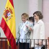 La reine Letizia d'Espagne et Angelica Rivera - Le roi Felipe VI et la reine Letizia d'Espagne visitent le musée des colonies à Guadalupe au Mexique le 1er juillet, 2015.  