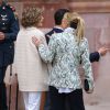 La reine Letizia d'Espagne et Angelica Rivera - Le roi Felipe VI et la reine Letizia d'Espagne visitent le musée des colonies à Guadalupe au Mexique le 1er juillet, 2015 