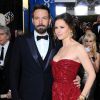 Ben Affleck and Jennifer Garner lors des Golden Globes 2013 à Los Angeles