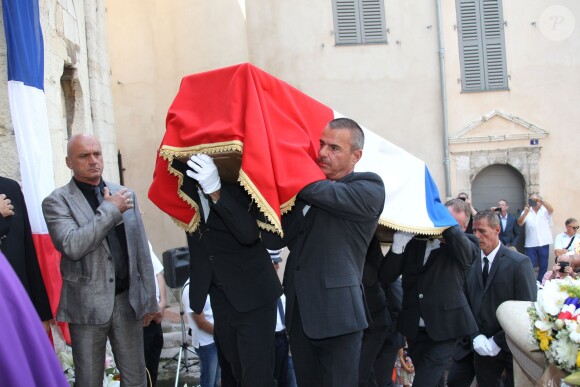 Obsèques de Charles Pasqua en la cathédrale Notre-Dame du Puy à Grasse, le 7 juillet 2015