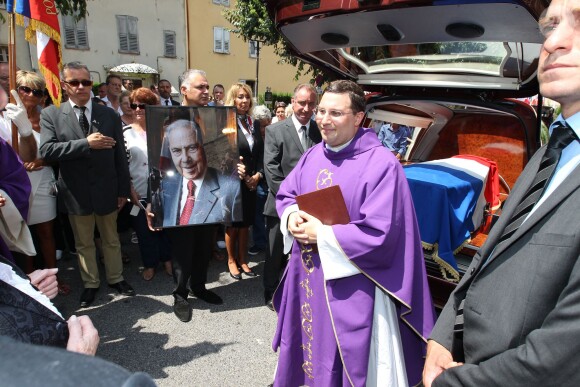 Obsèques de Charles Pasqua en la cathédrale Notre-Dame du Puy à Grasse, le 7 juillet 2015