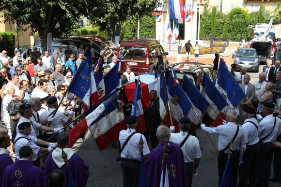 Obsèques de Charles Pasqua en la cathédrale Notre-Dame du Puy à Grasse, le 7 juillet 2015